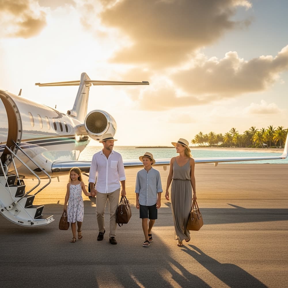 Personal private jet charter concierge service