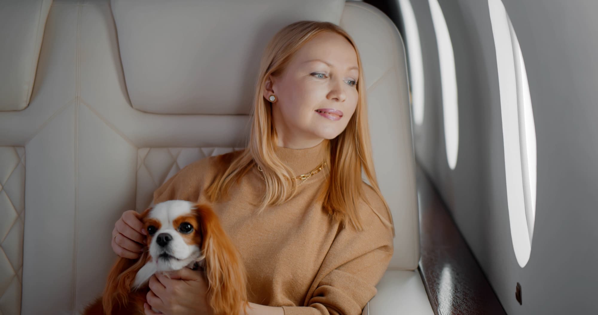 Pet-friendly private jet charter travel